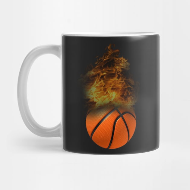 Fire Basketball by Skymann